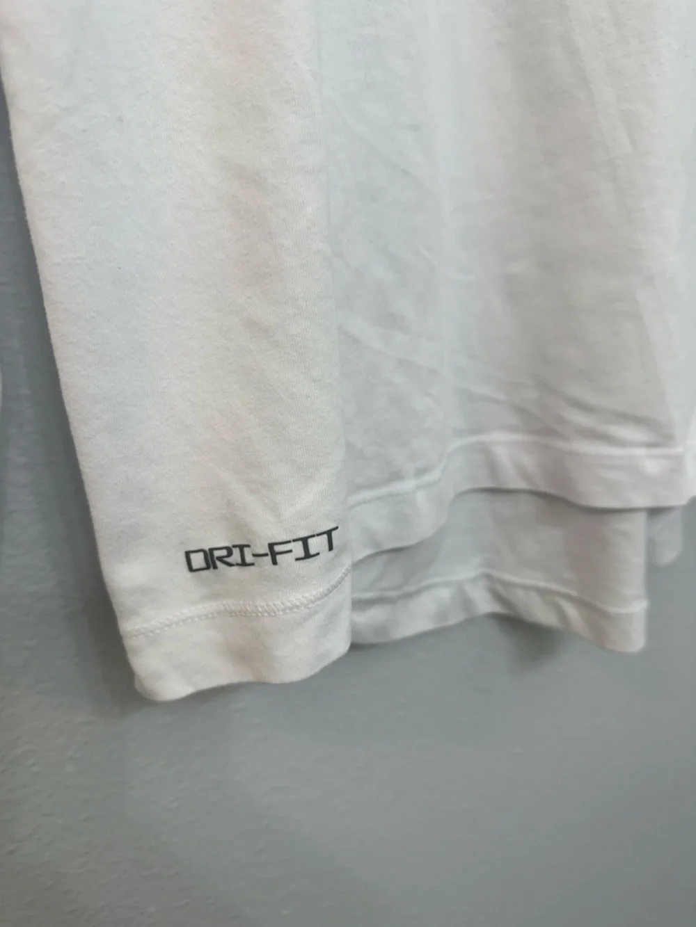 Nike Cotton Dri Fit Long Sleeve Hoodie White Men’s‎ Size S
